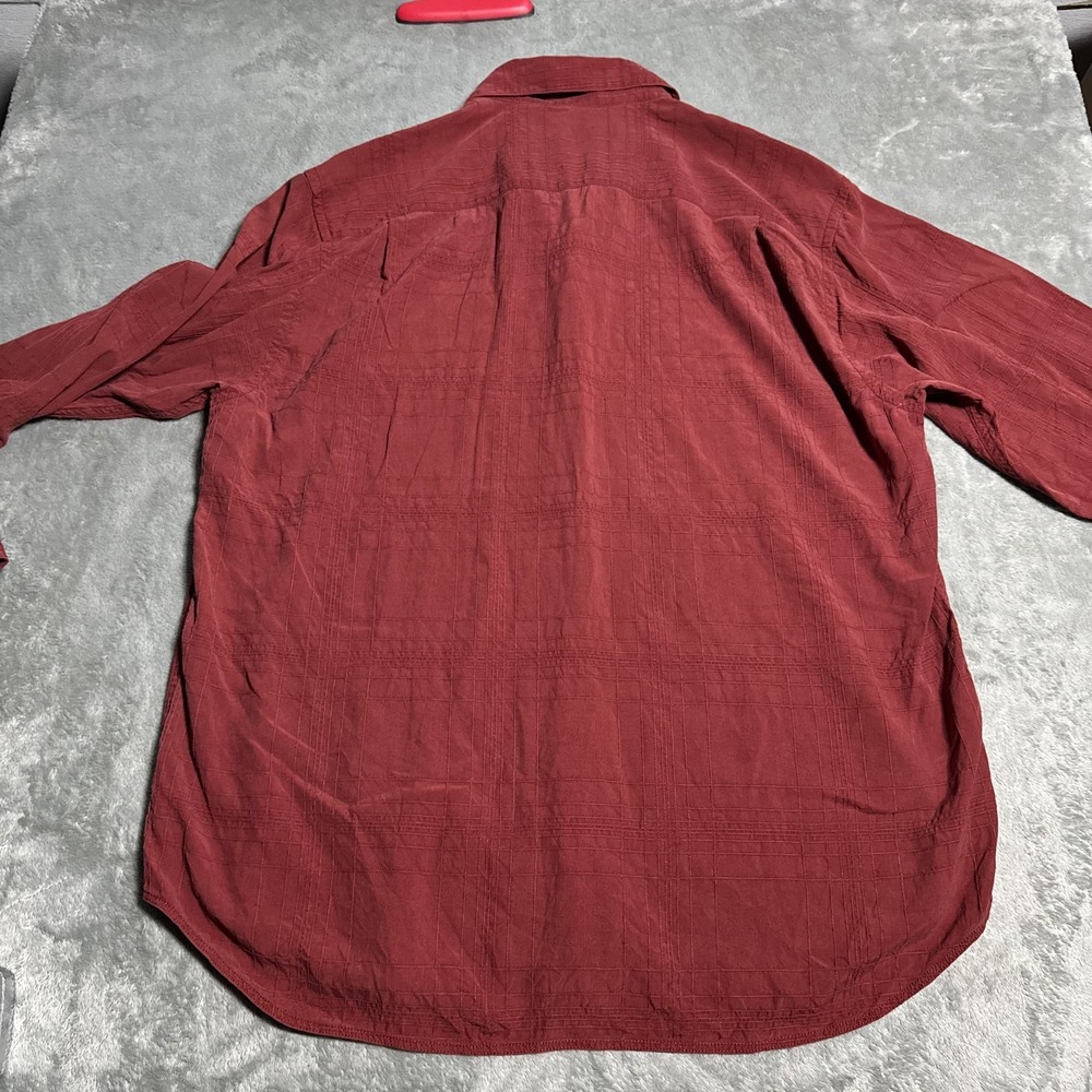 Tommy Bahama Mens Silk Textured Longsleeve Button Shirt Size XL Coastal‎ Preppy - Picture 8 of 8